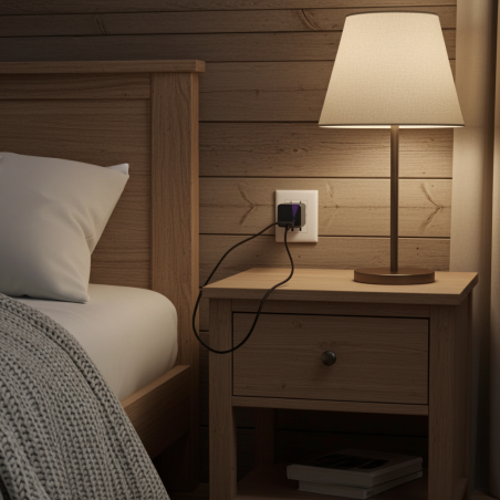 Micro camera Wifi P2P Full HD in Alimentatore 5V USB con Motion Detection