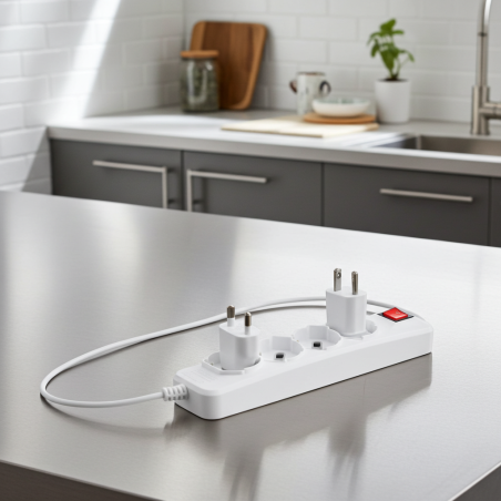 Multipresa con Microspia Audio GSM Ambientale e Sicurezza ad uso Investigativo