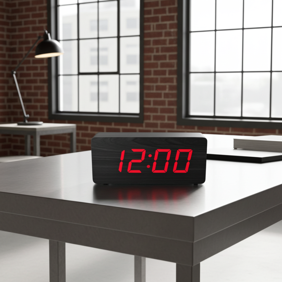 Orologio Sveglia da tavolo Smart con microspia Audio Wi-Fi ad uso investigativo