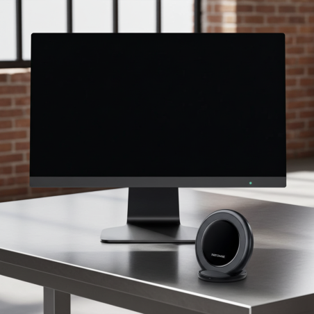 Stazione di Ricarica Wireless Smart con Microspia Audio GSM ad uso investigativo