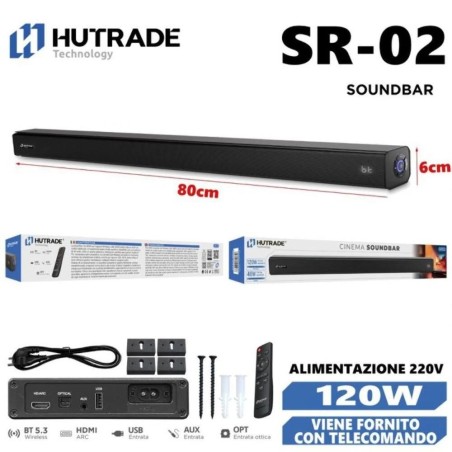 Microspia Wifi P2P HD in Soundbar Hutrade SR02 ad uso investigativo