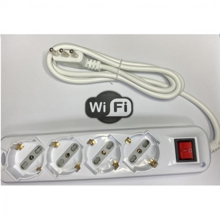 Multipresa con Microspia Audio Wi-Fi integrata ad uso Investigativo e di sicurezza Domestica