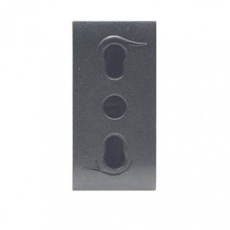 Micro camera Wifi Full HD in Presa Elettrica con Placca Personalizzabile e Trasformatore 220V Integrato