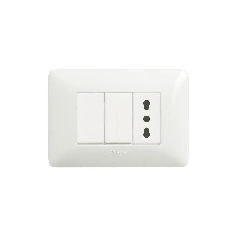 Micro camera Wifi Full HD in Presa Elettrica con Placca Personalizzabile e Trasformatore 220V Integrato