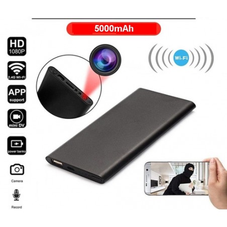 Power Bank Smart 5.000mAh con microtelecamera Wi-Fi Integrata