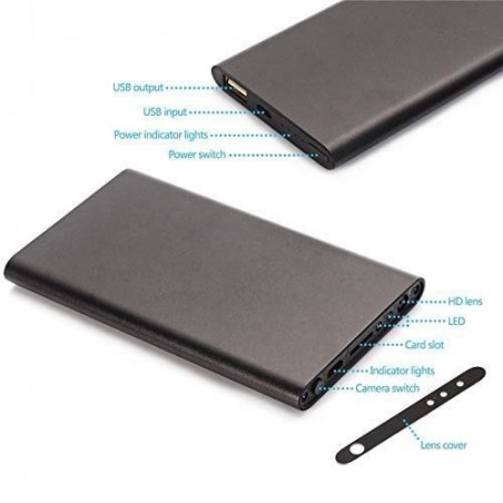 Power Bank Smart 5.000mAh con microtelecamera Wi-Fi Integrata